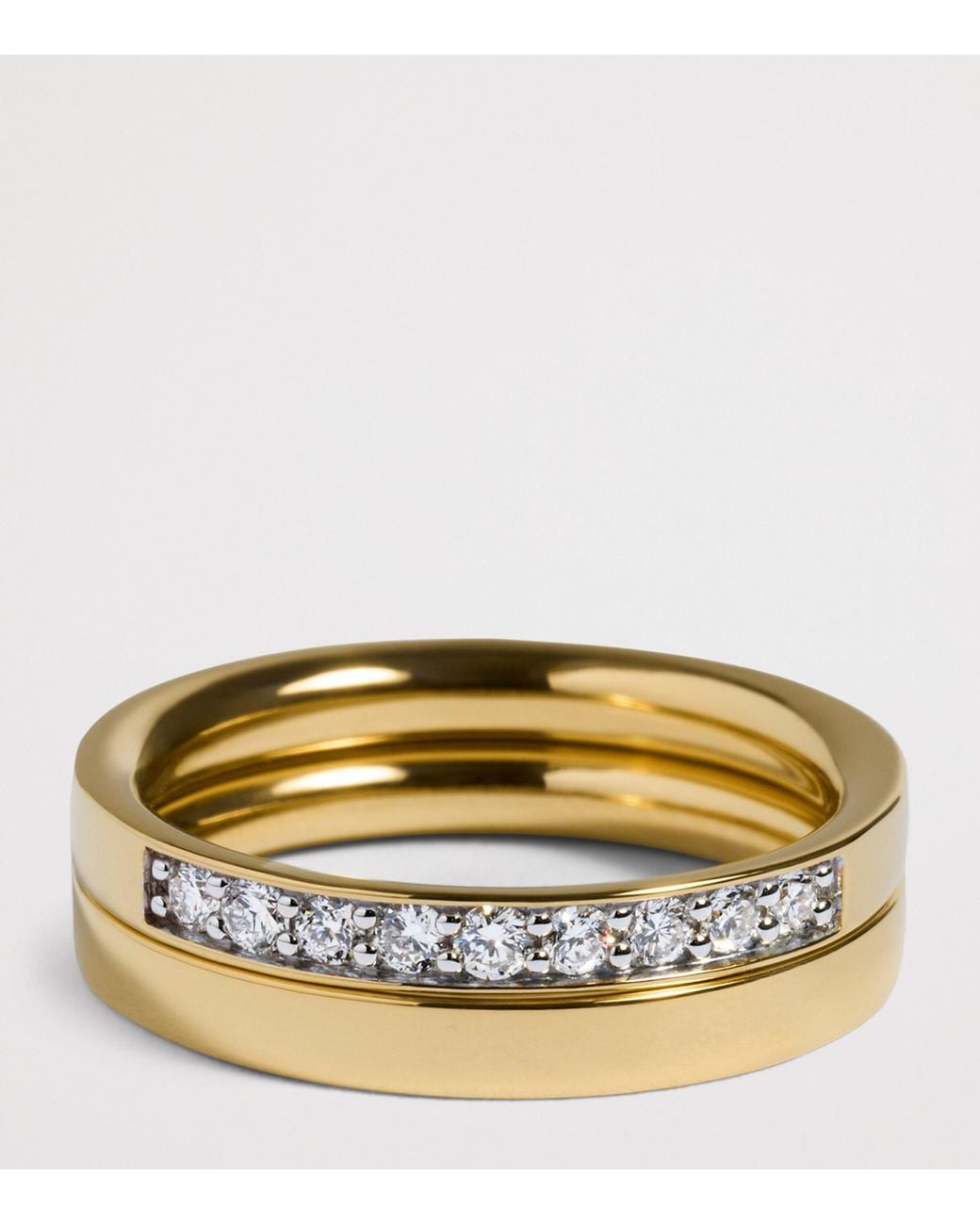 Monica Vinader Metallic Vermeil Essential Stacking Ring