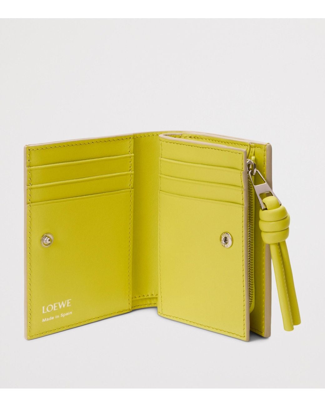 Loewe Natural Leather Knot Wallet