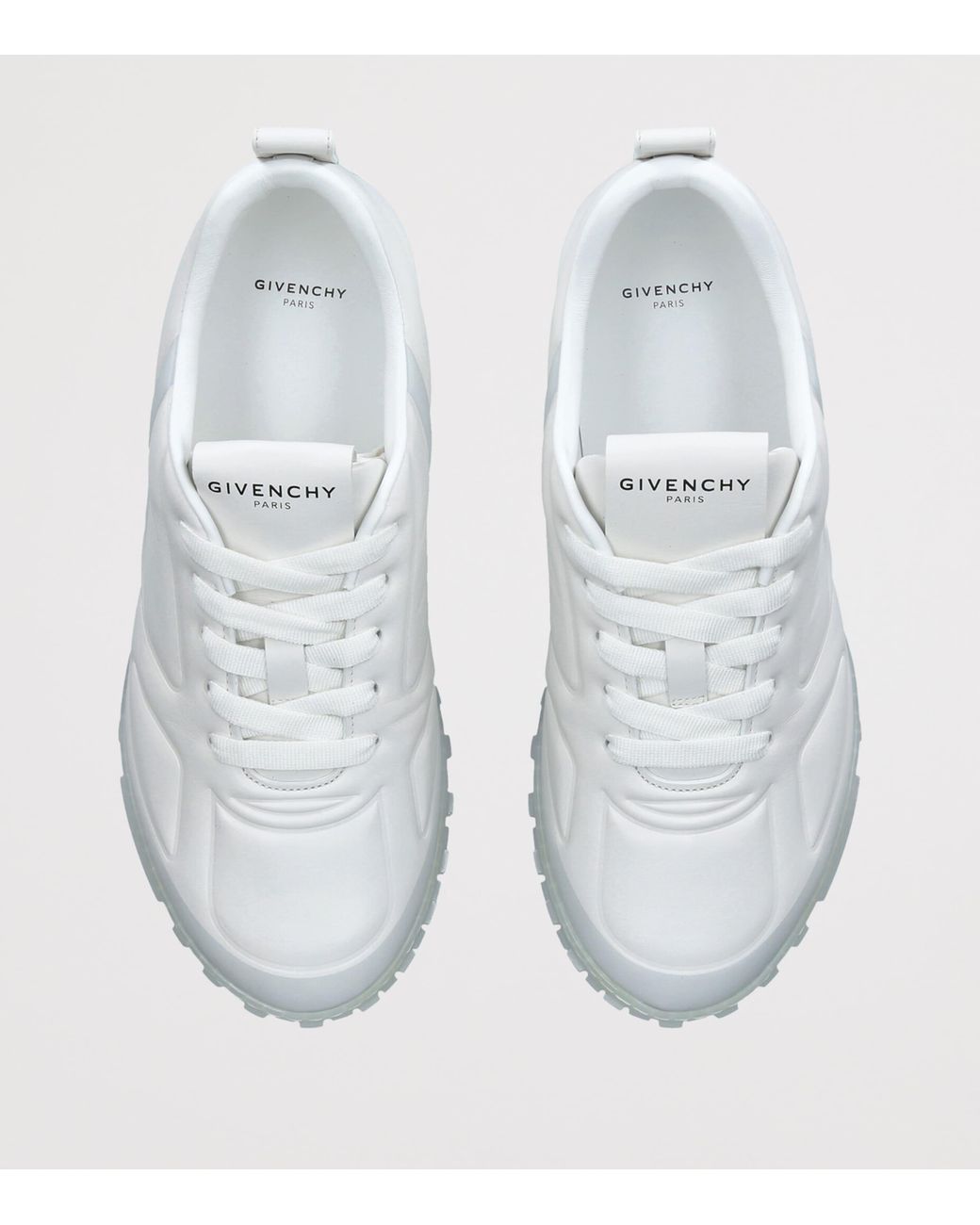 Givenchy White Leather Glide Sneakers for men