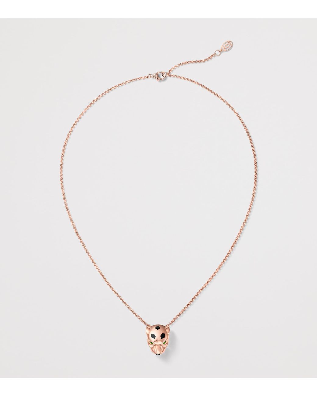 Cartier Metallic Tsavorite And Onyx Panthère De Necklace