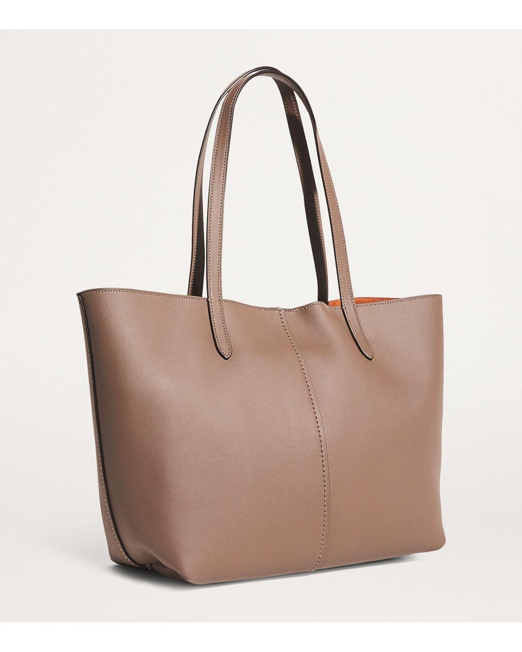 COACH Leather North Tote Bag in Brown | Lyst Canada