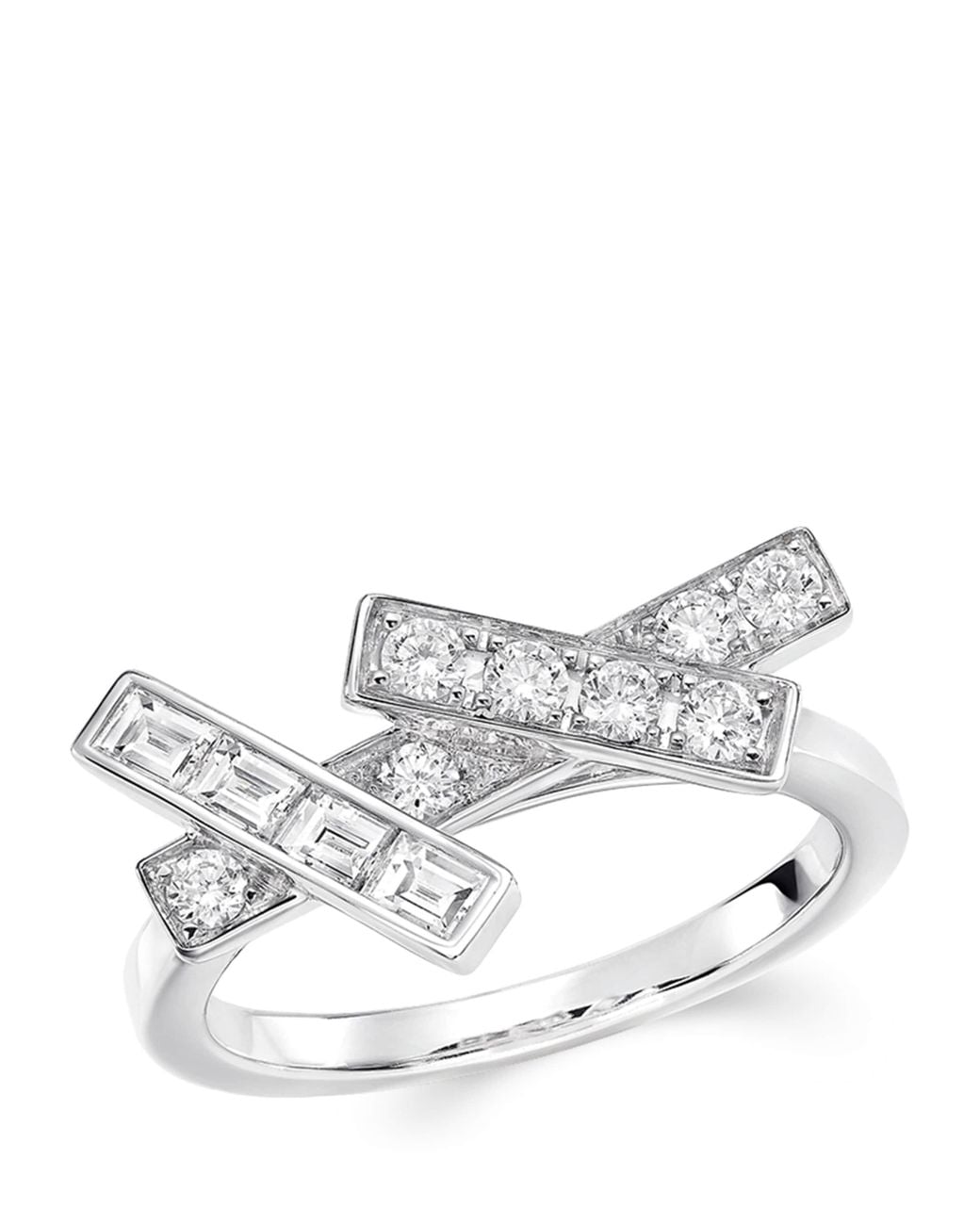 Graff White And Diamond Threads Ring