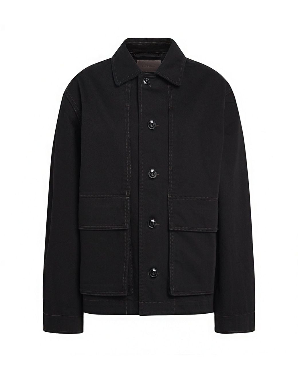 Lemaire Black Boxy Denim Jacket