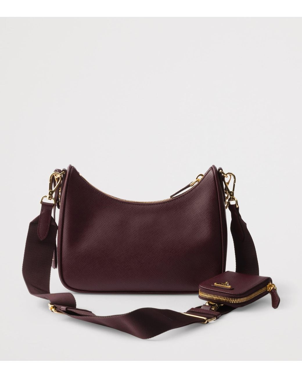 Prada Brown Re-Edition 2005 Saffiano Leather Bag