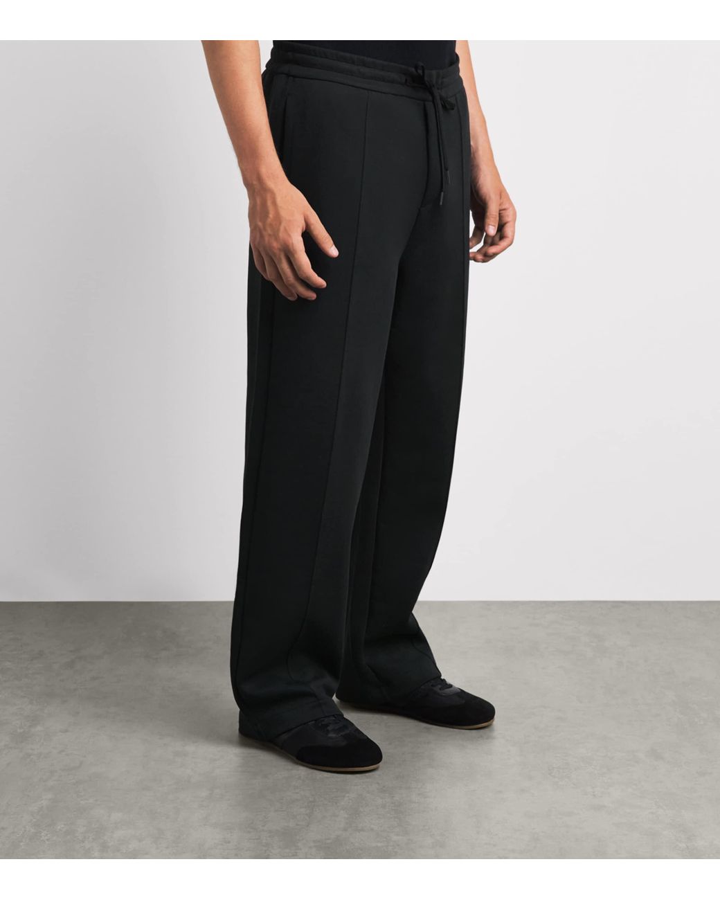 Polo Ralph Lauren Black Pintuck Polo Pony Sweatpants for men