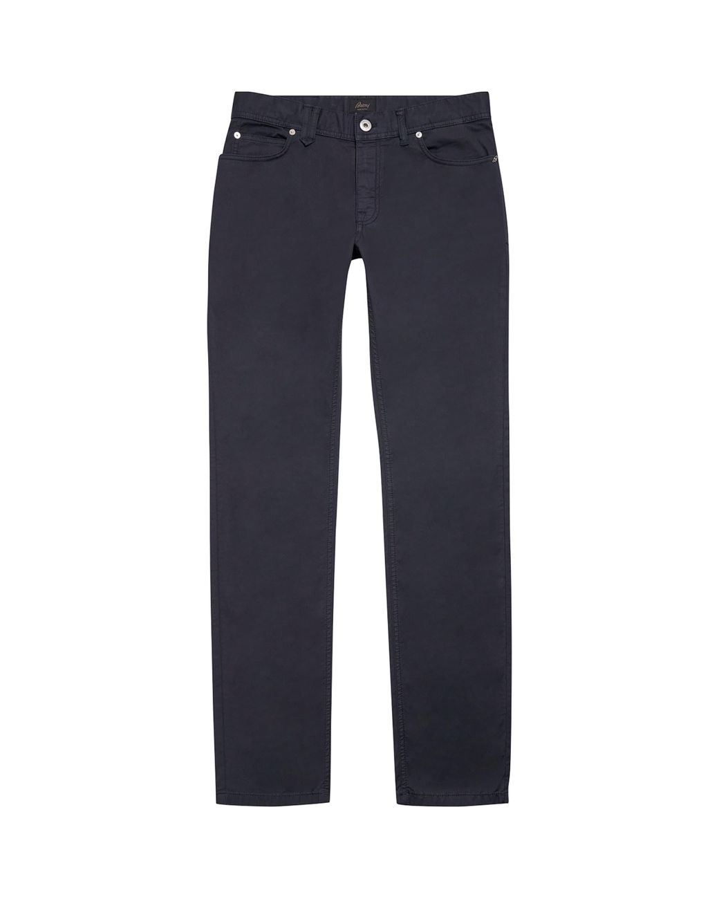 Brioni Blue Stretch-Cotton Chinos for men