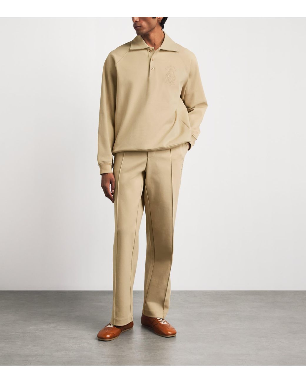 Casablanca Natural Drawstring Punto Sweatpants for men