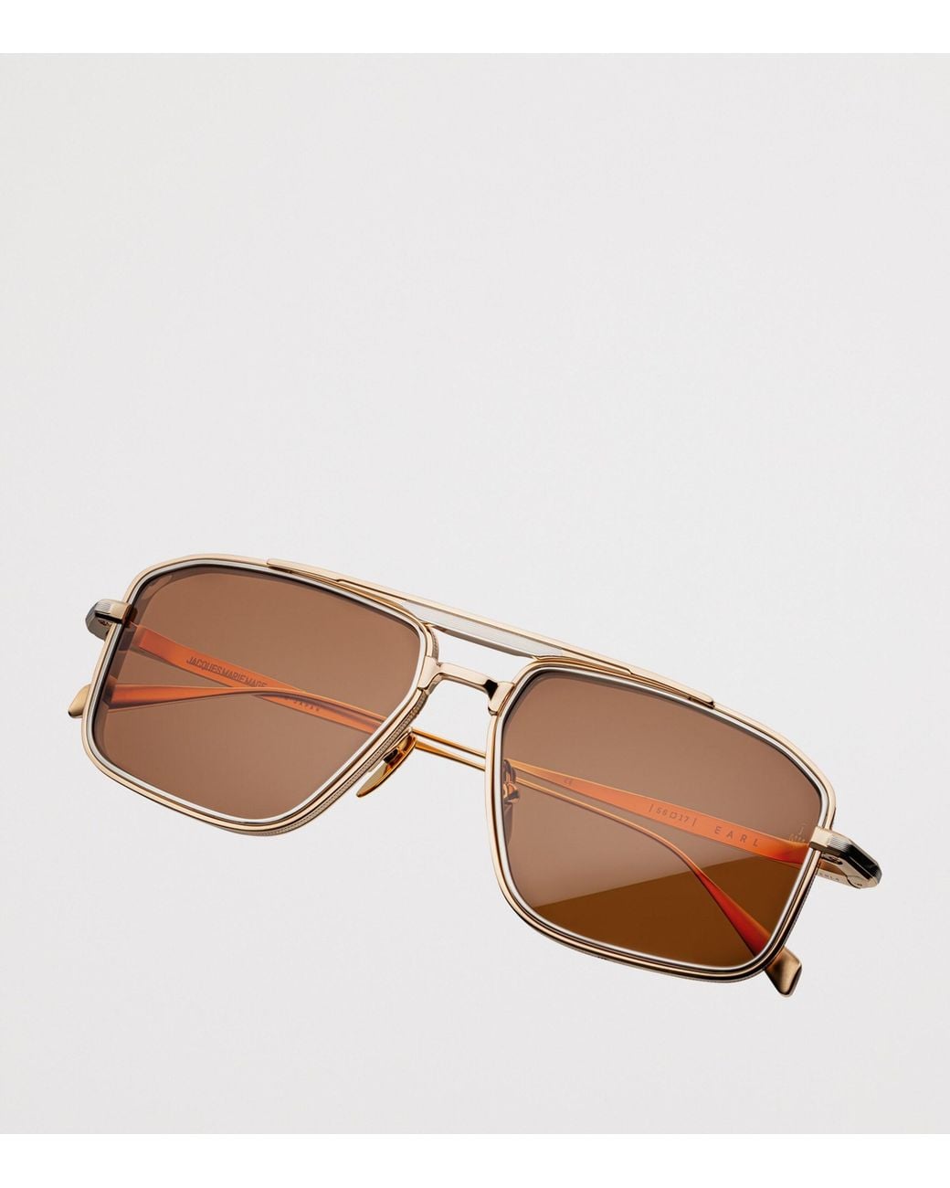 Jacques Marie Mage Pink Titanium Earl Aviator Sunglasses