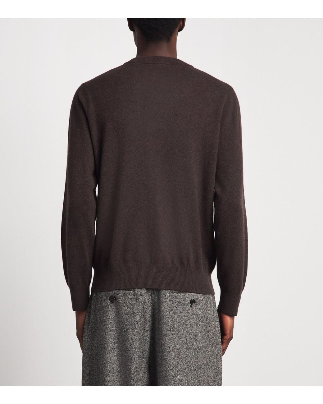 Sandro Brown Cashmere Sweater for men
