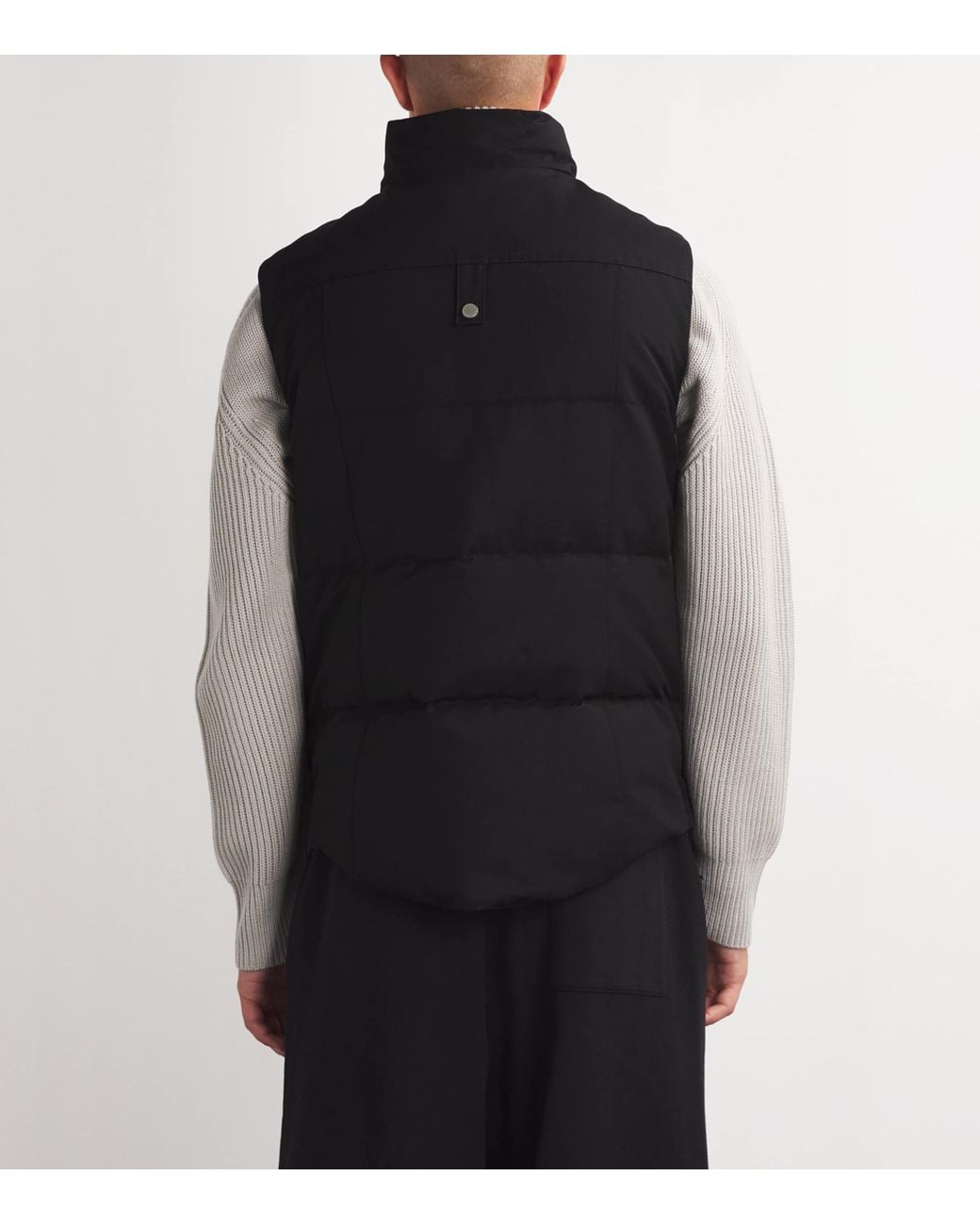 Moose Knuckles Black Down Westmount Gilet for men