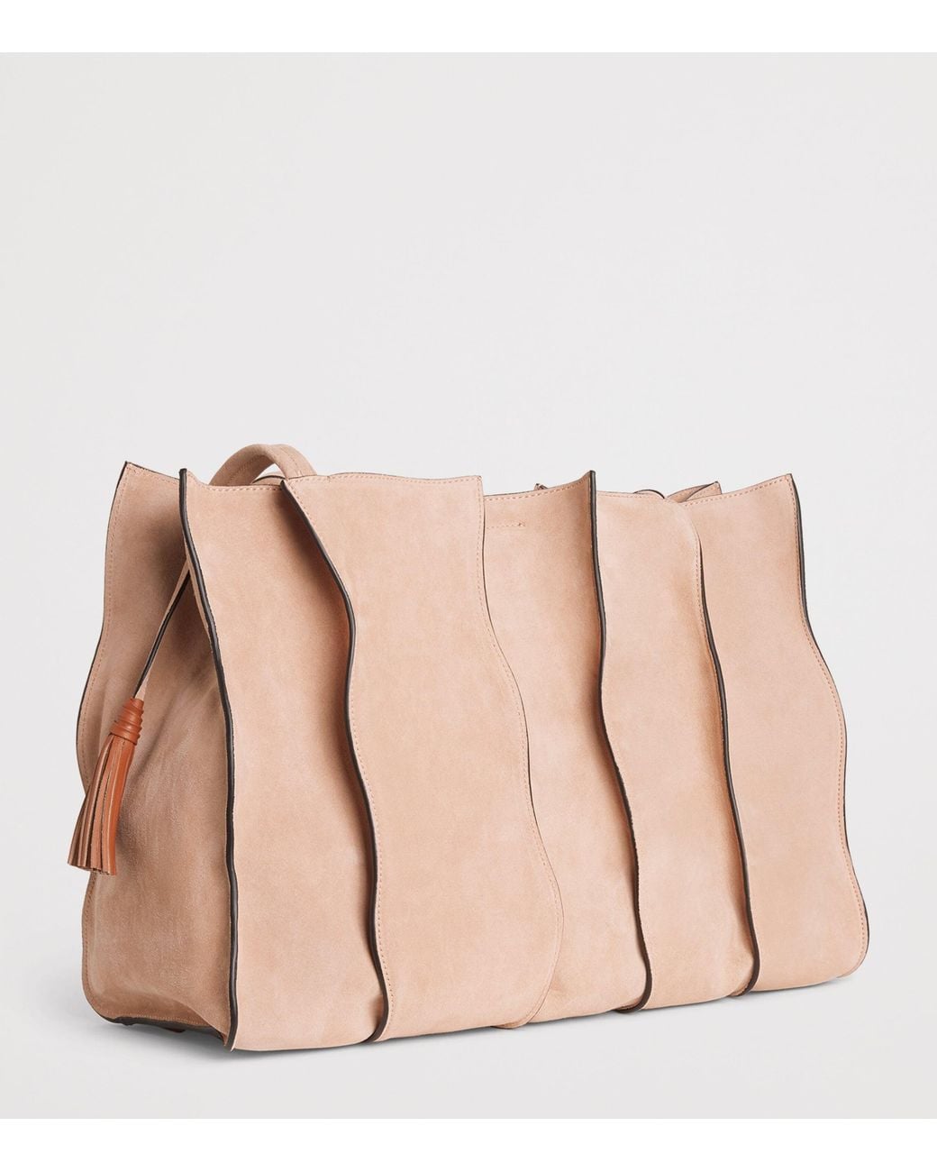 Ulla Johnson Pink Large Suede Adria Tote Bag