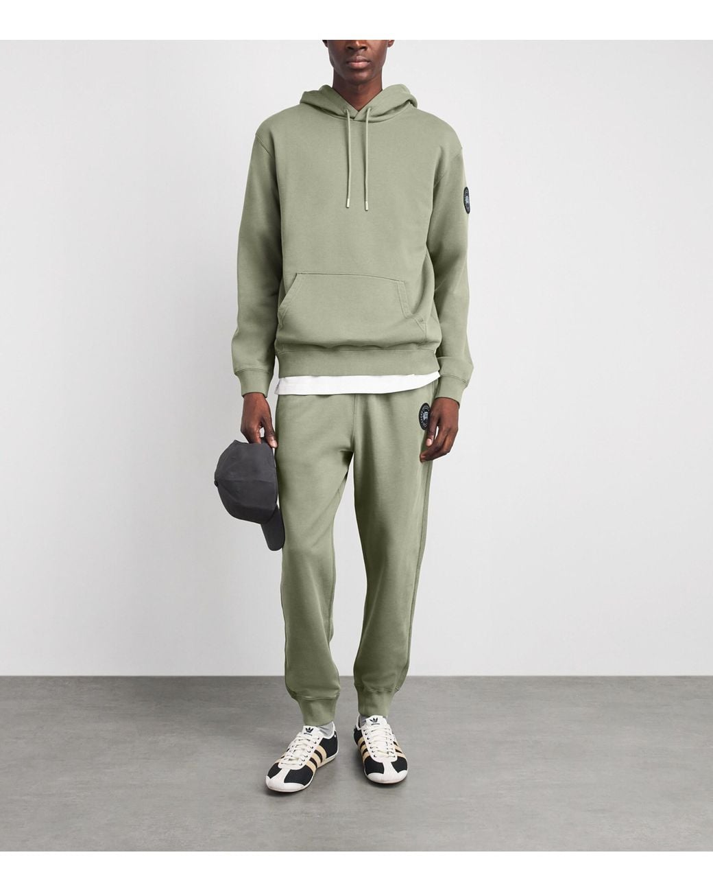 Canada Goose Green Organic Cotton Loon Sweatpants for men