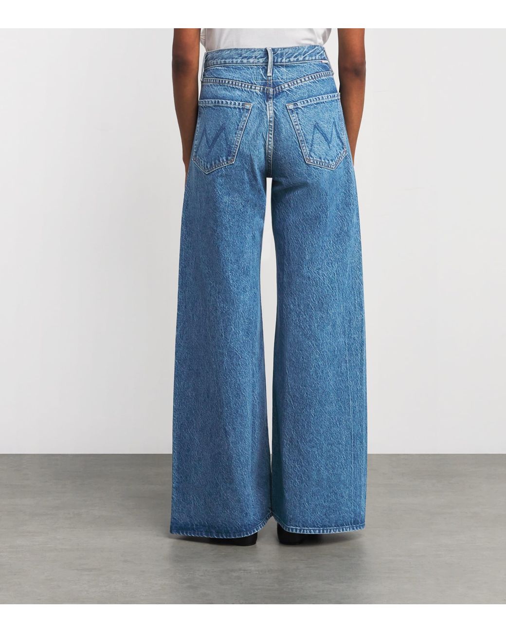 Mother Blue Snacks! The Lemon Twist Curved Seam Jeans