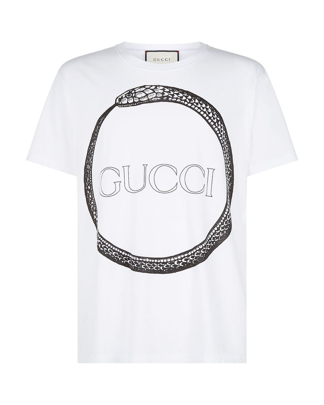 Afslag presse tilstrækkelig Gucci Snake Ring T-shirt in White for Men | Lyst
