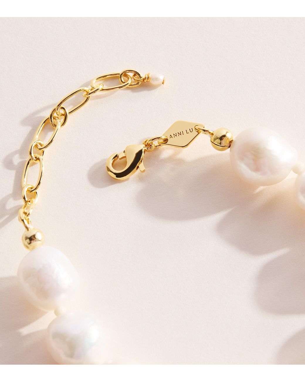 Anni Lu Natural Plated Big Stellar Pearly Bracelet