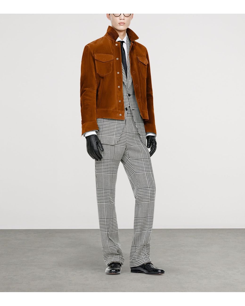 Tom Ford Brown Suede Jacket for men