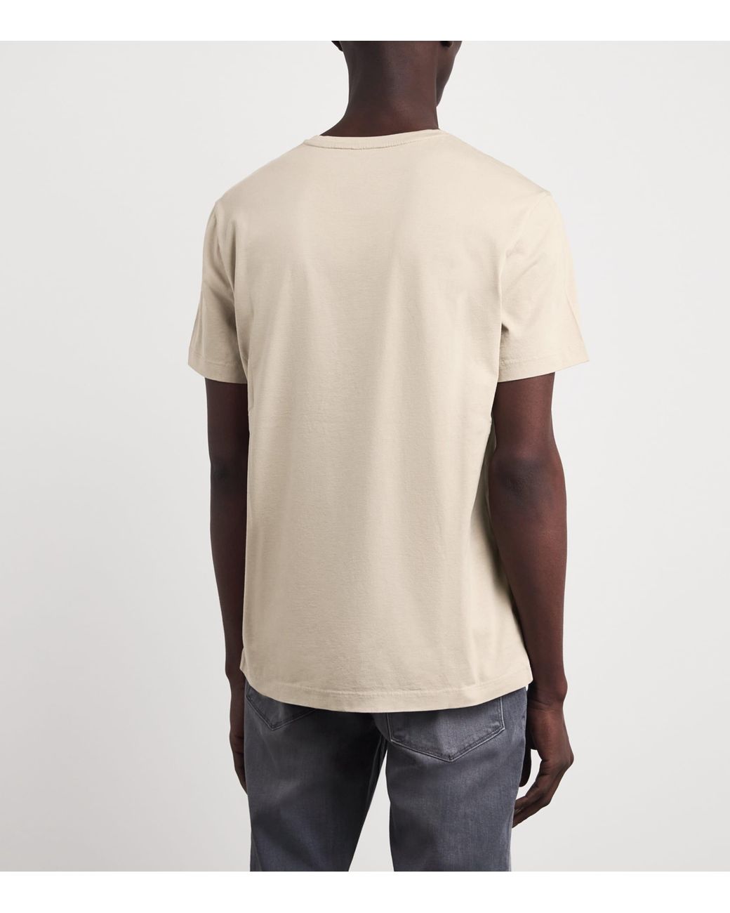 PAIGE White Pima Cotton Sorden T-Shirt for men