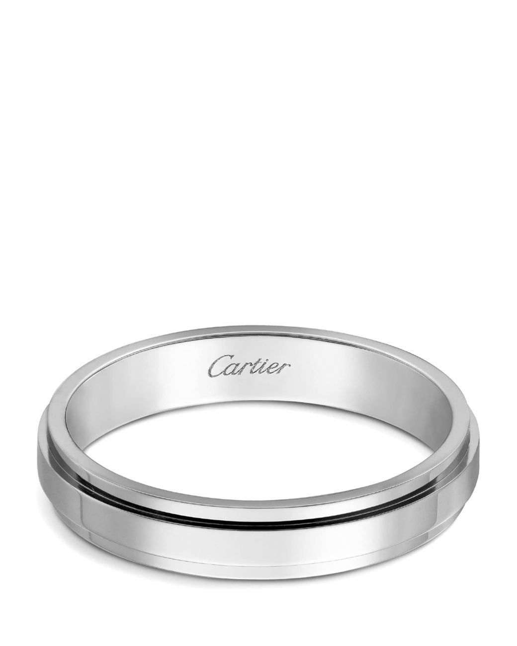 Cartier Metallic Platinum D'Amour Wedding Band