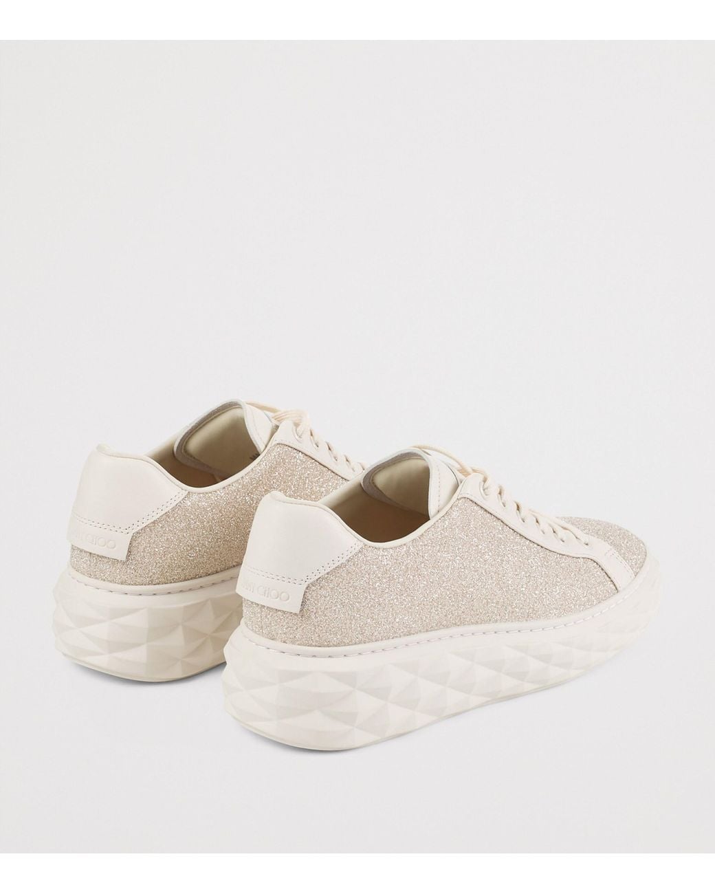 Jimmy Choo Natural Diamond Light Max Glitter Sneakers