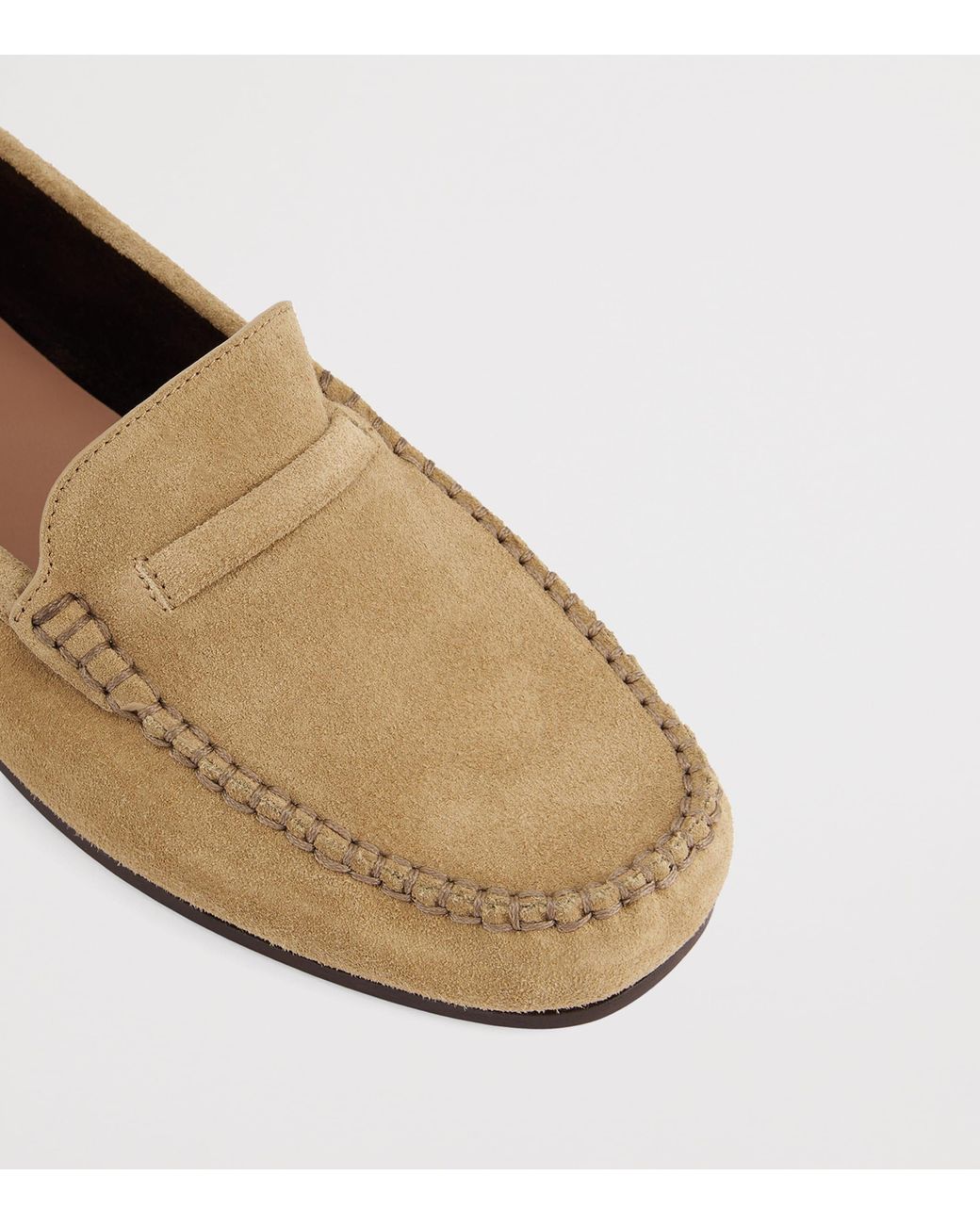 Malone Souliers Natural Suede Knightsbridge Loafers