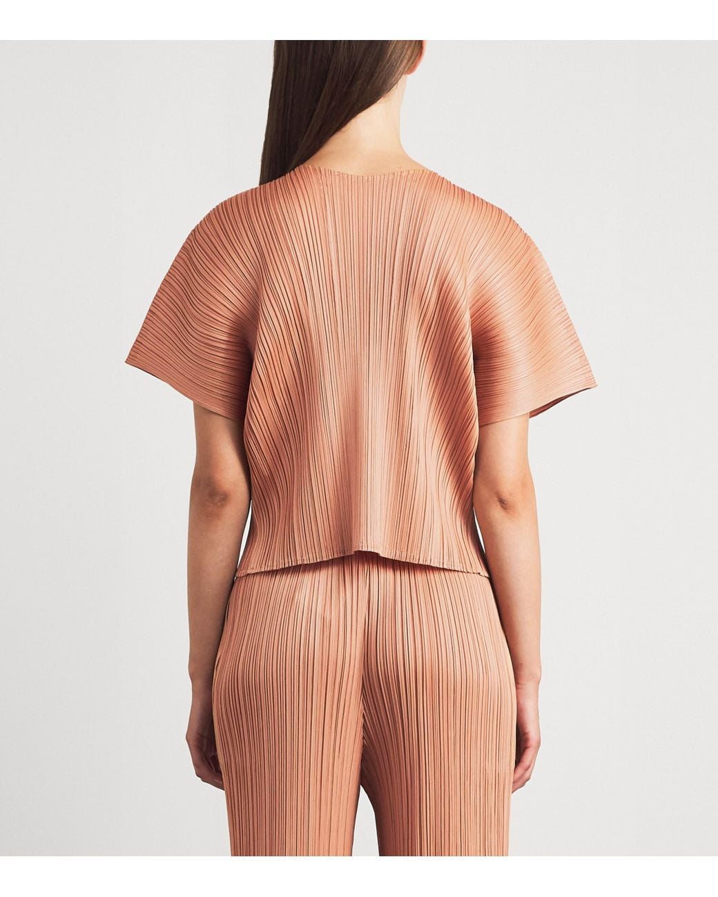 Pleats Please Issey Miyake Pink Monthly Colors June Blouse