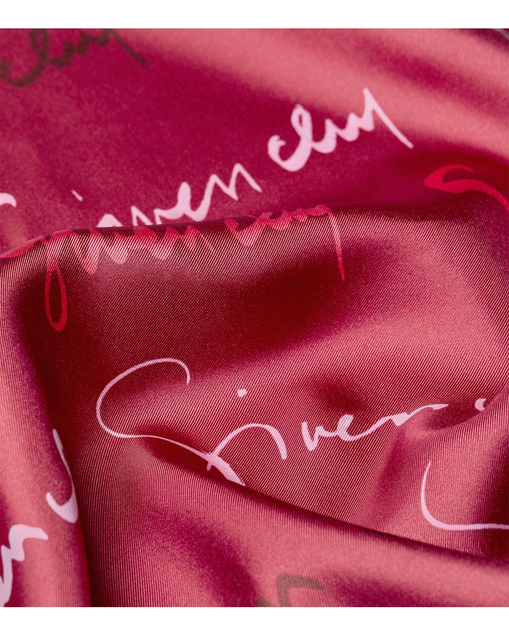 Givenchy Red Small Silk Signature Scarf