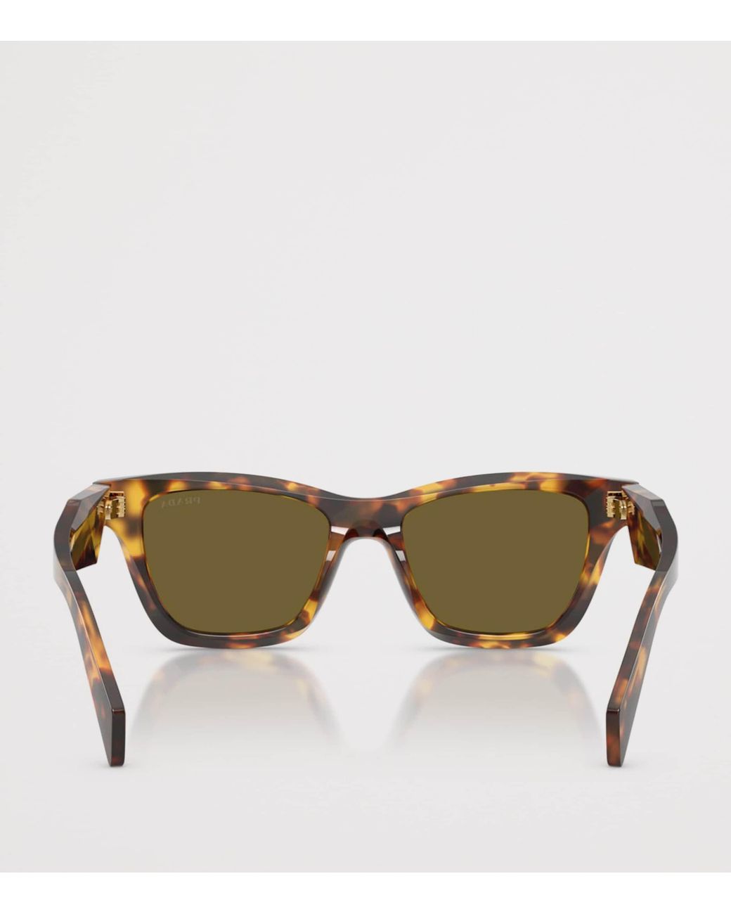 Prada Green Acetate Square Sunglasses