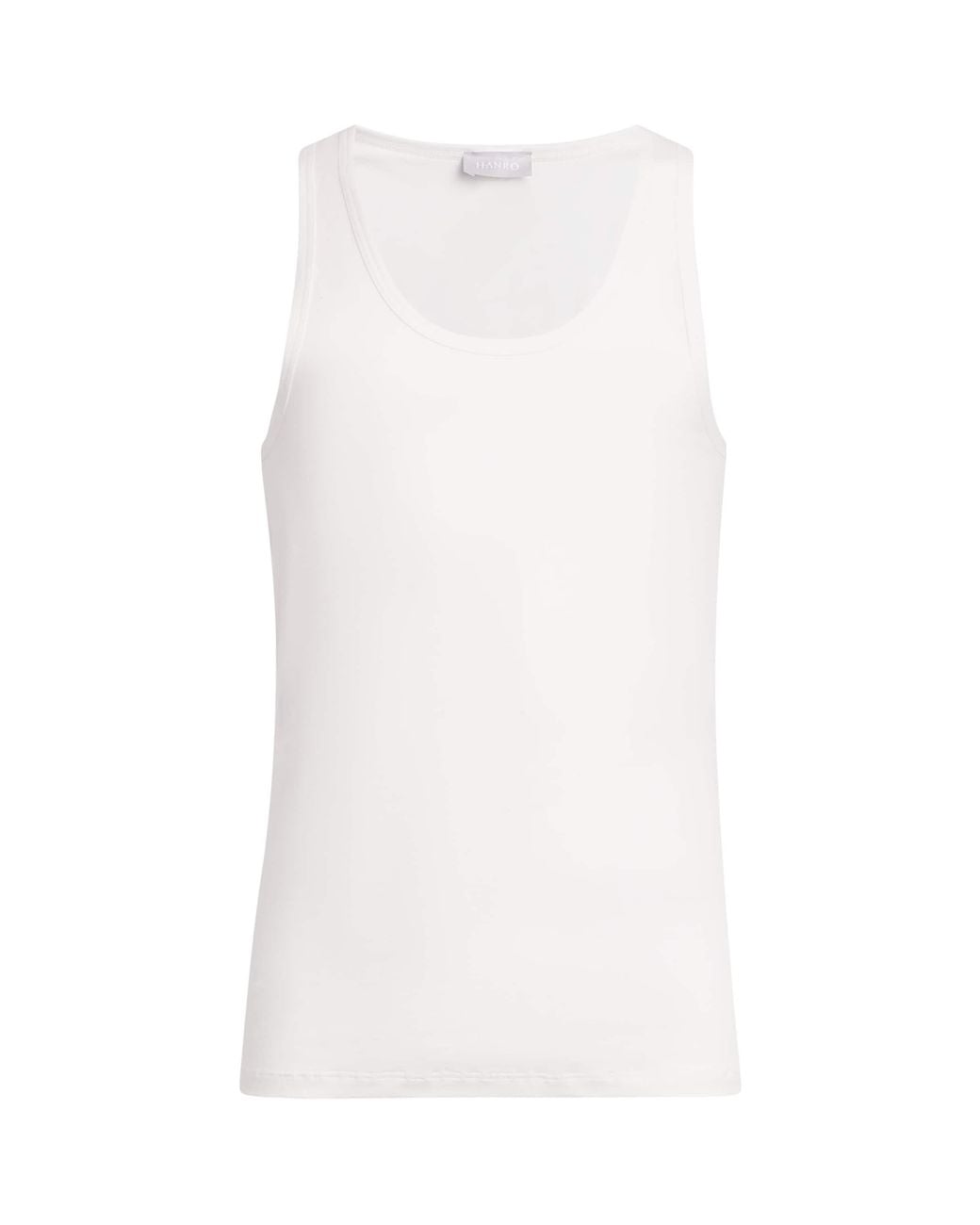 Hanro White Stretch-Cotton Tank Top for men
