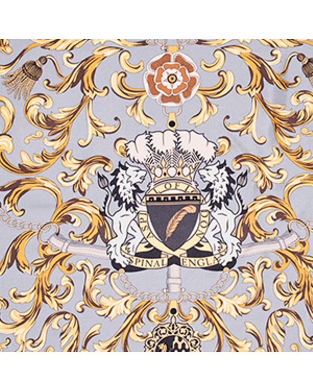 Aspinal Natural Silk Signature Scarf