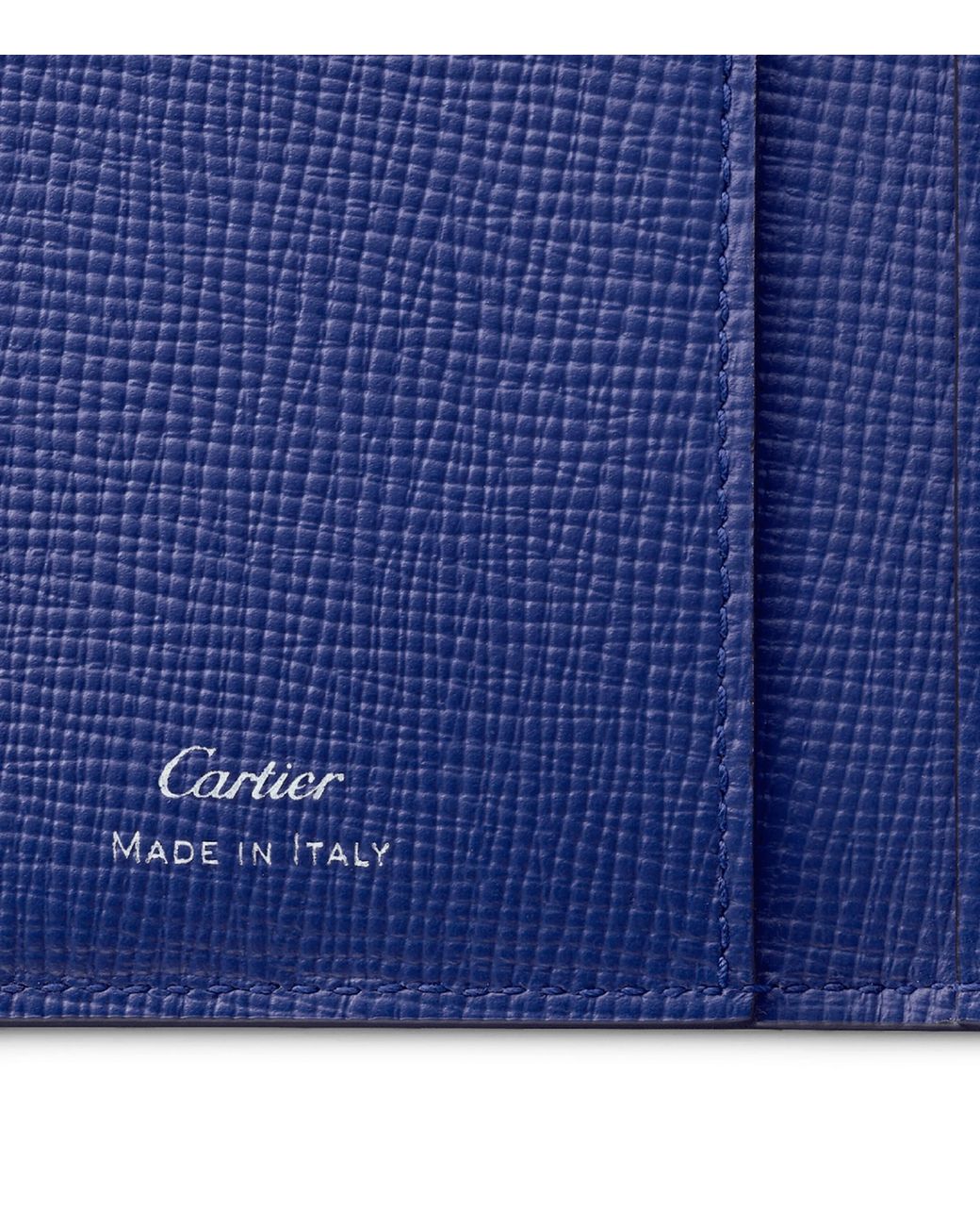 Cartier Blue Losange 4-Credit Card Holder for men
