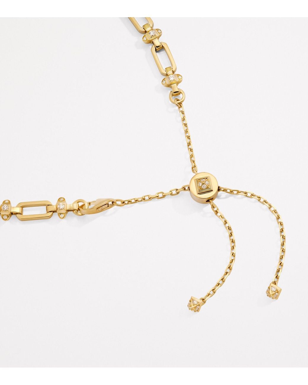Marli New York Metallic And Diamond Tip-Top Necklace