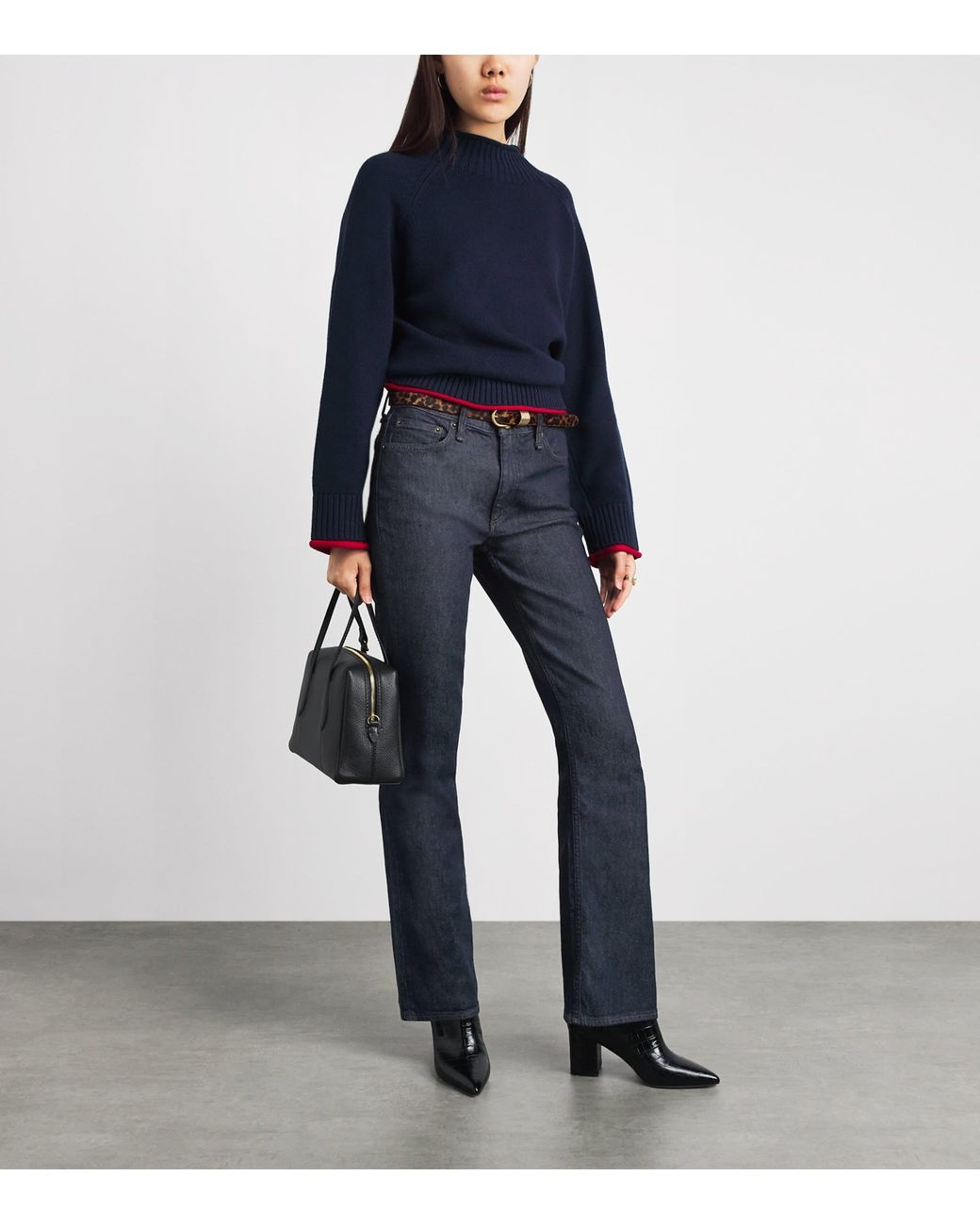 Rag & Bone Blue Peyton Mid-Rise Bootcut Jeans