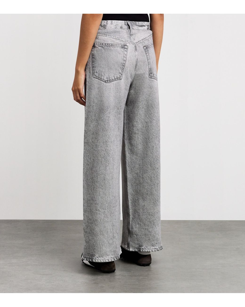 Rag & Bone Gray Miramar Sofie Ankle-Length Trousers