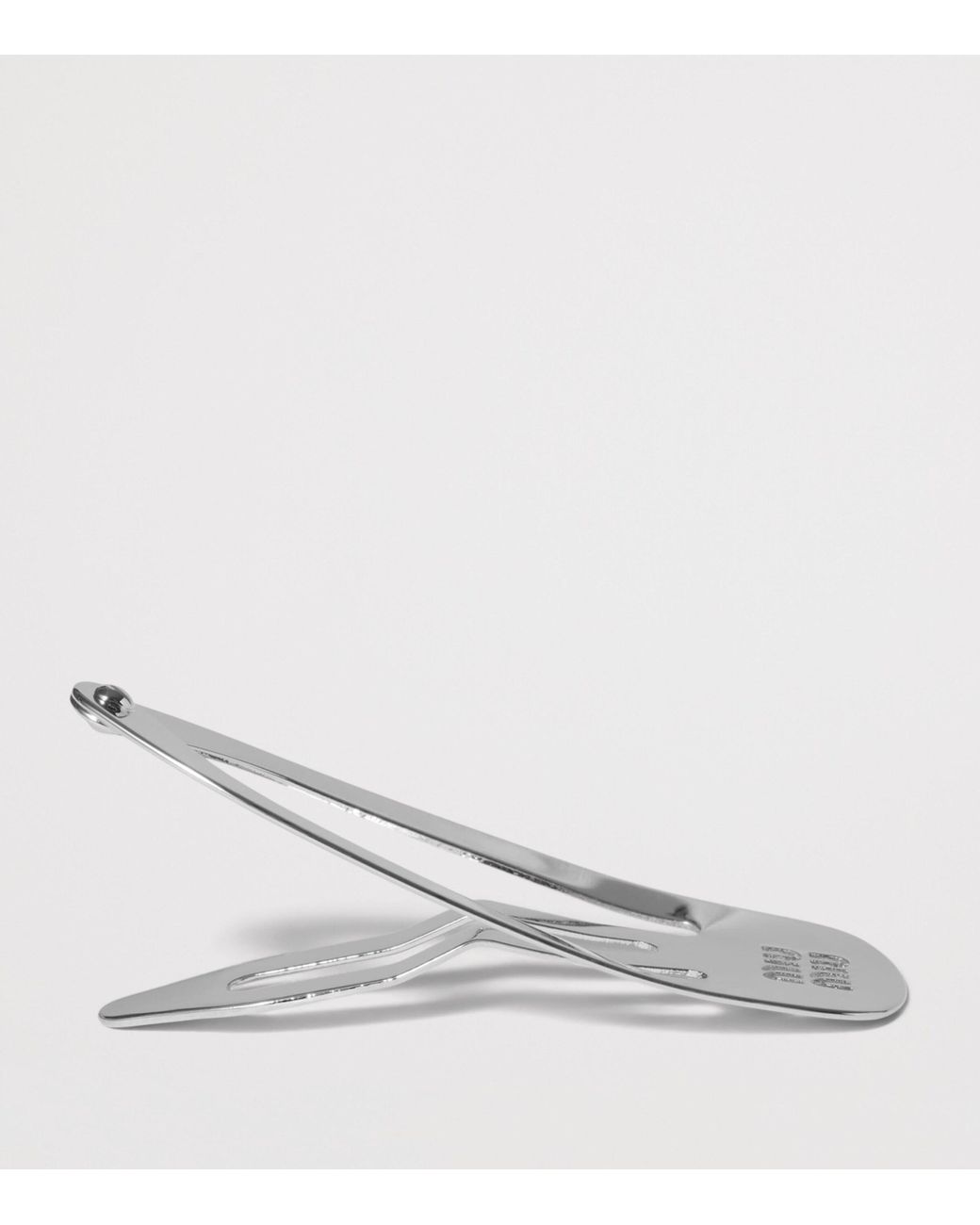 Miu Miu Metallic Metal Logo Hair Clips