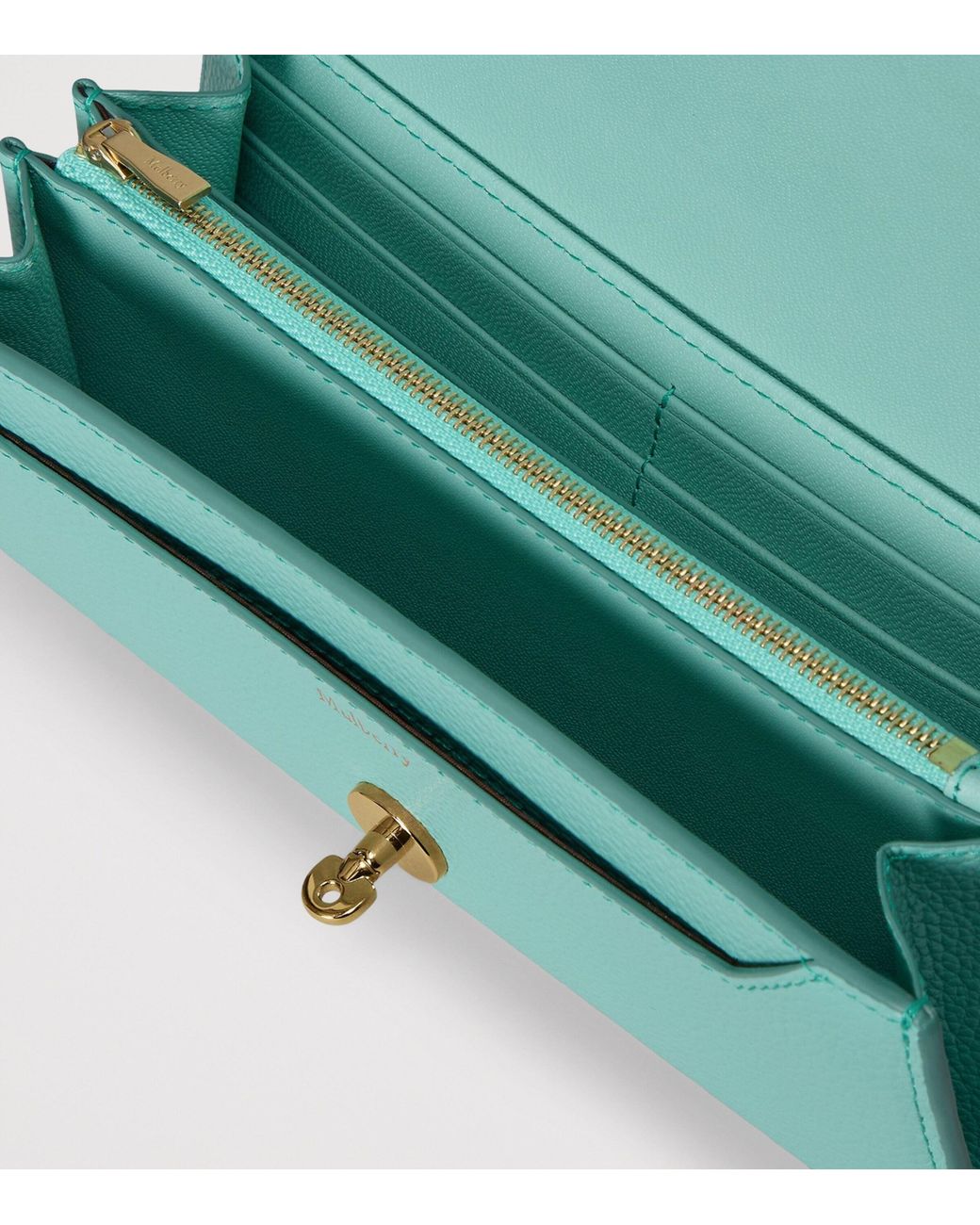 Mulberry Green Leather Darley Wallet