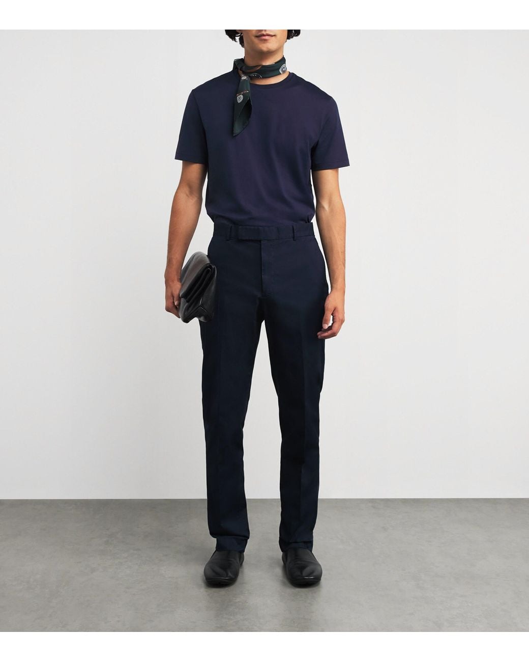 Ralph Lauren Blue Cotton Interlock T-Shirt for men