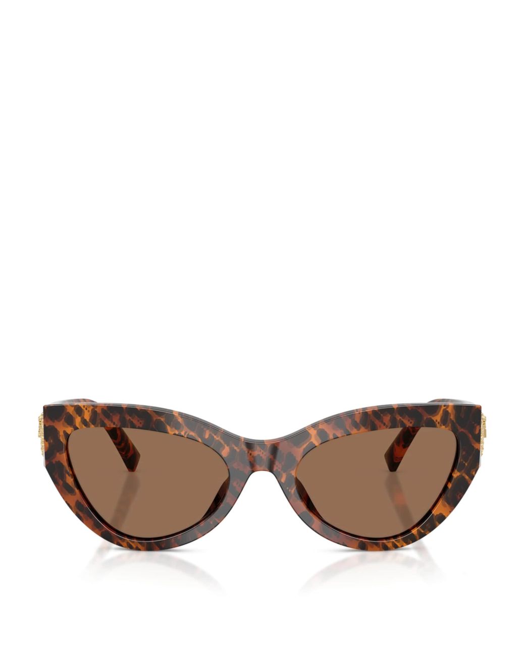 Dolce & Gabbana Brown Tortoiseshell Cat-Eye Sunglasses