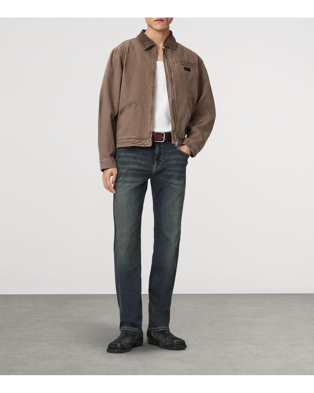 AllSaints Blue Sid Ultra Comfort Jeans for men