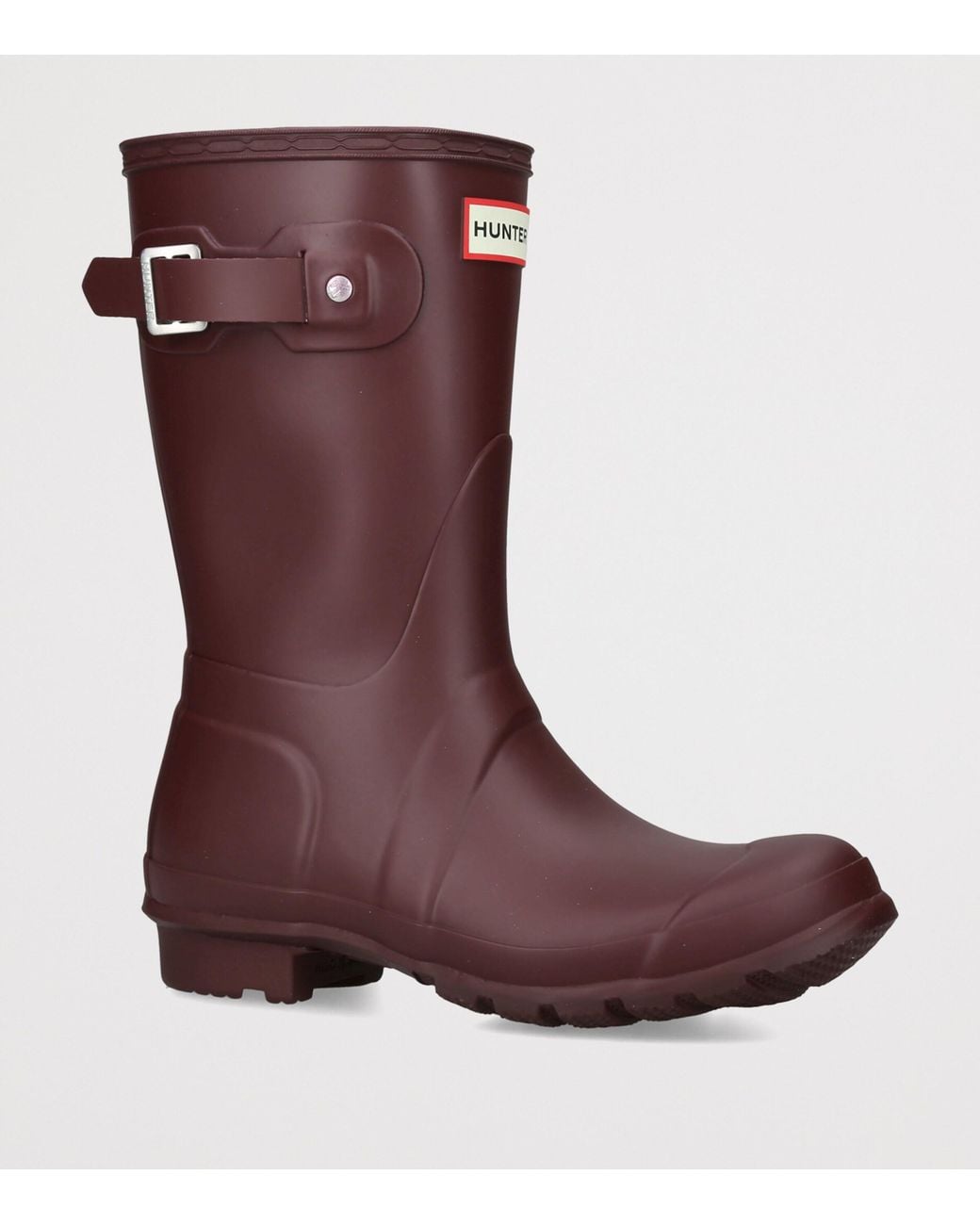 Hunter Brown Original Short Welly Boots