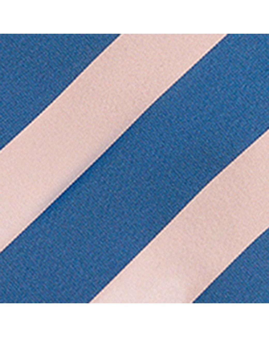 Dunhill Blue Mulberry Silk Stripe Tie for men