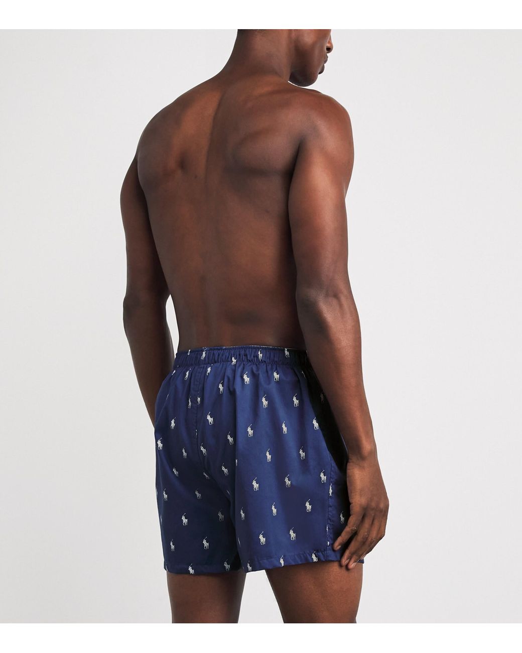 Polo Ralph Lauren Blue Cotton Classic Boxer Shorts for men
