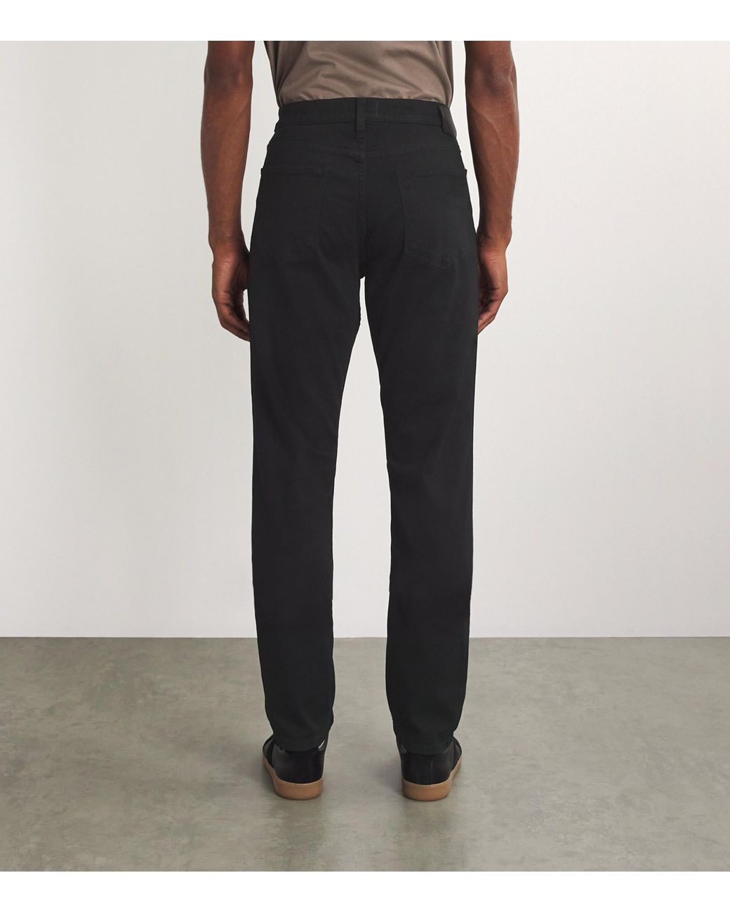PAIGE Black Federal Slim Jeans for men