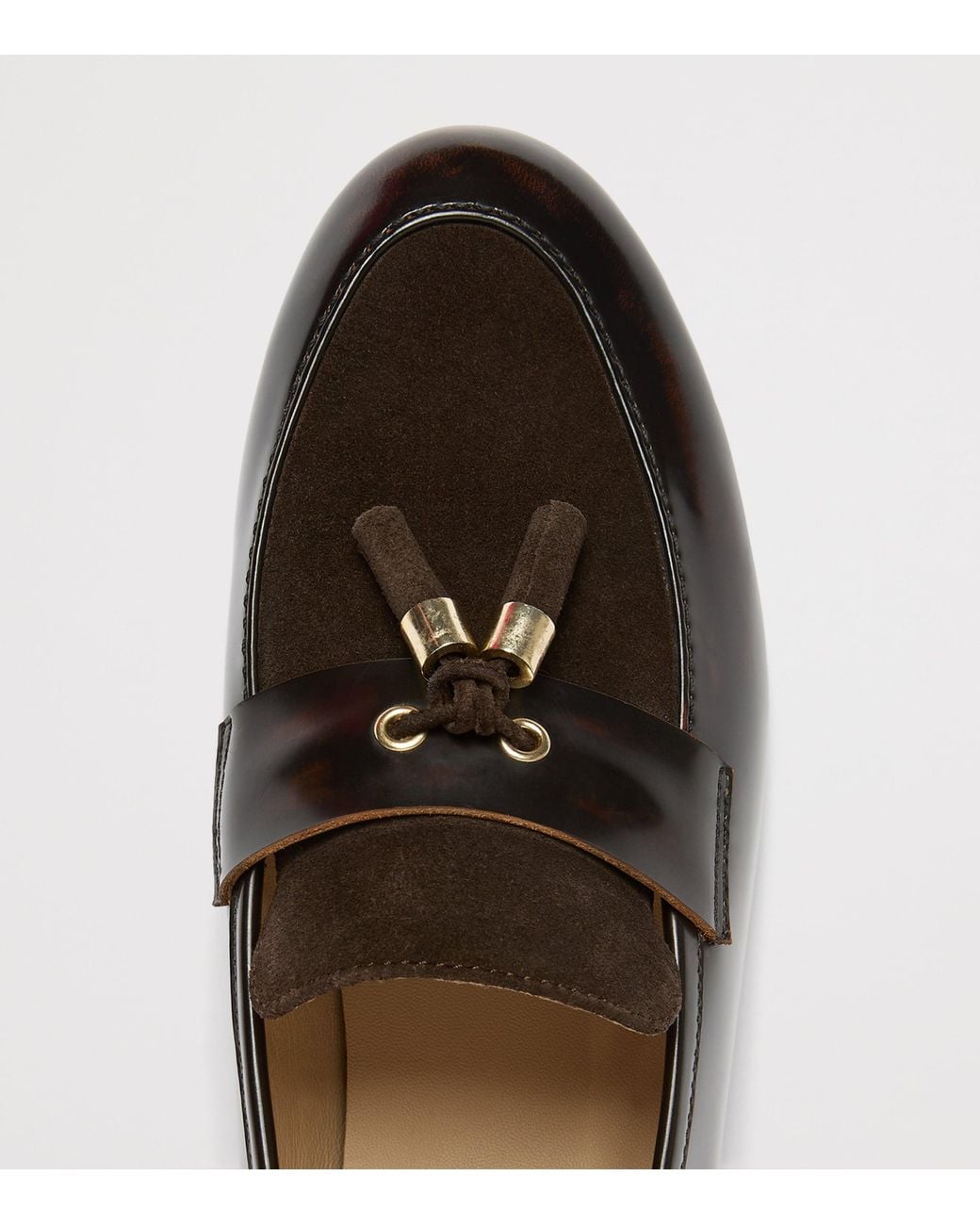 Marina Rinaldi Black Leather-Suede Moccasins