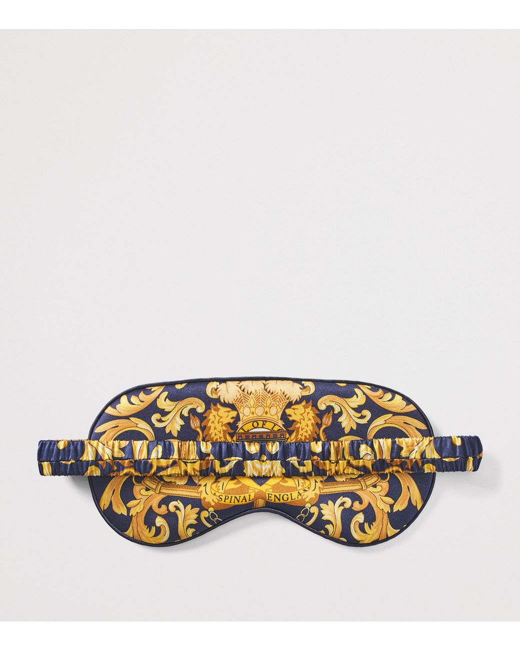 Aspinal Metallic Silk Printed Eye Mask