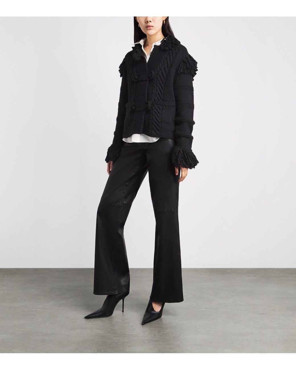 Polo Ralph Lauren Black Wool Cardigan