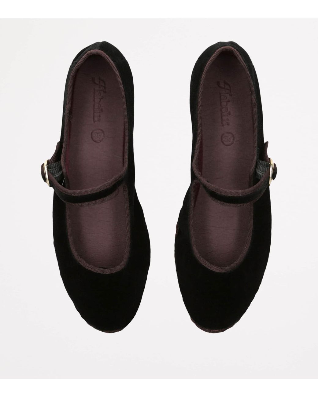 Flabelus Black Velvet Sethe Mary Janes