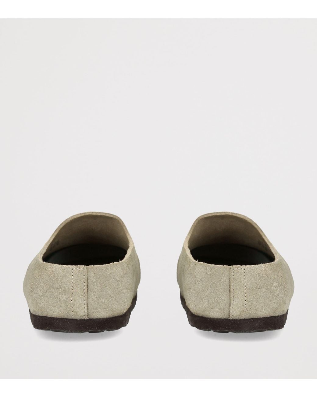 Birkenstock Gray Suede Amsterdam Wrapped Clogs for men