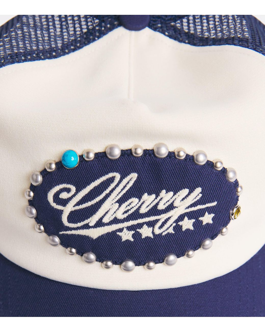 CHERRY LA Blue Cherry Trucker Cap for men