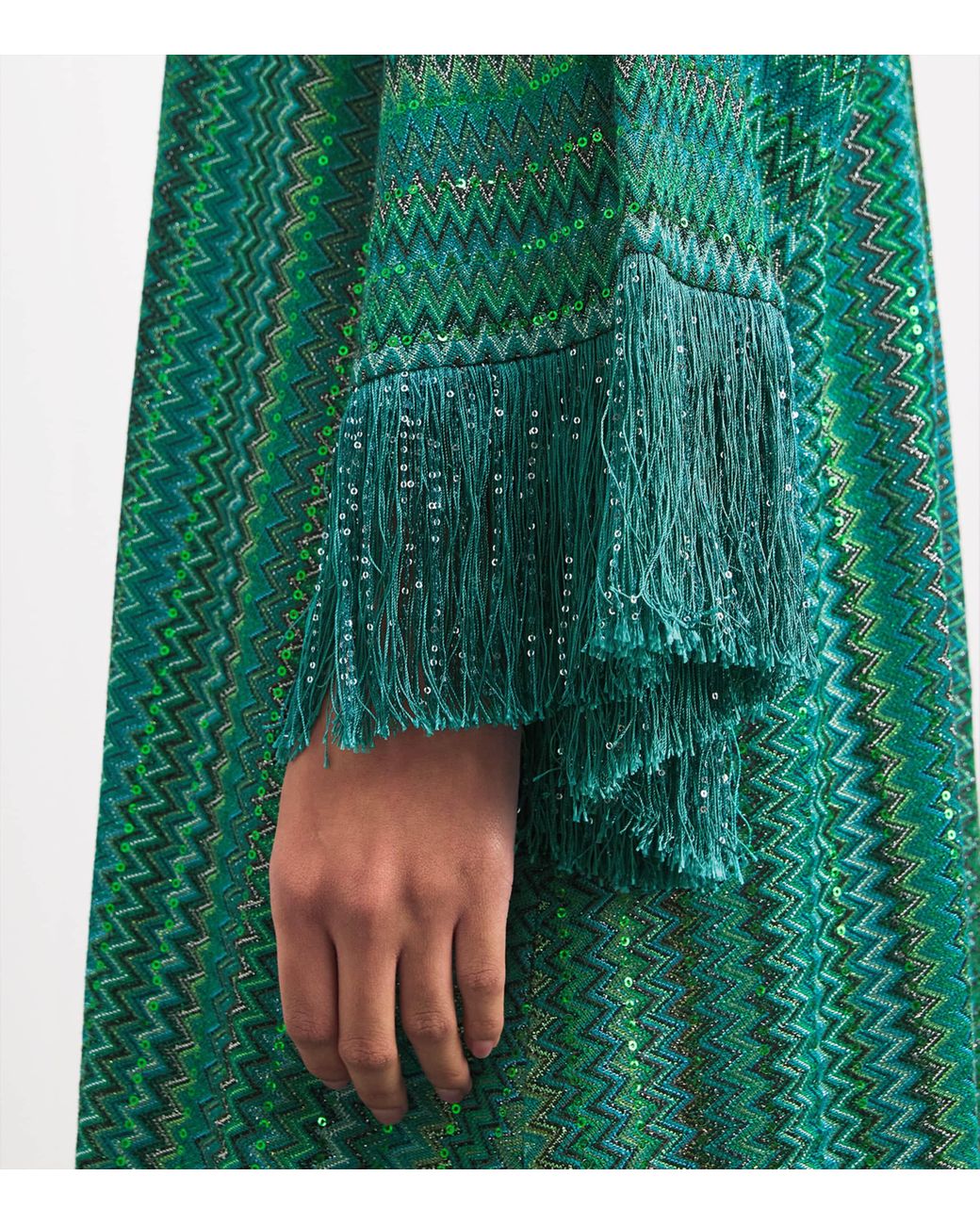 missoni-Green-Fringed-Zigzag-