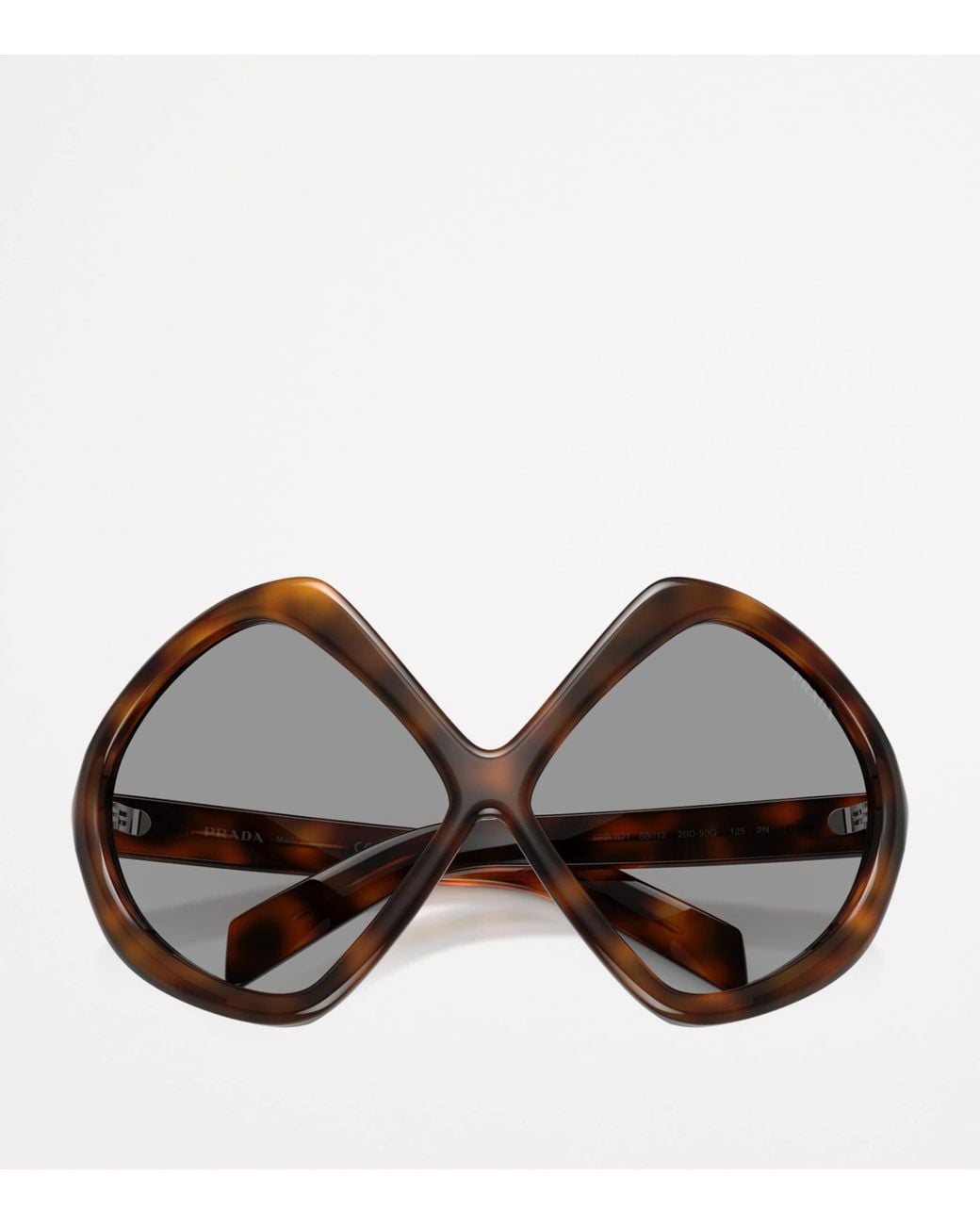 Prada Brown Acetate Pr B21S Sunglasses